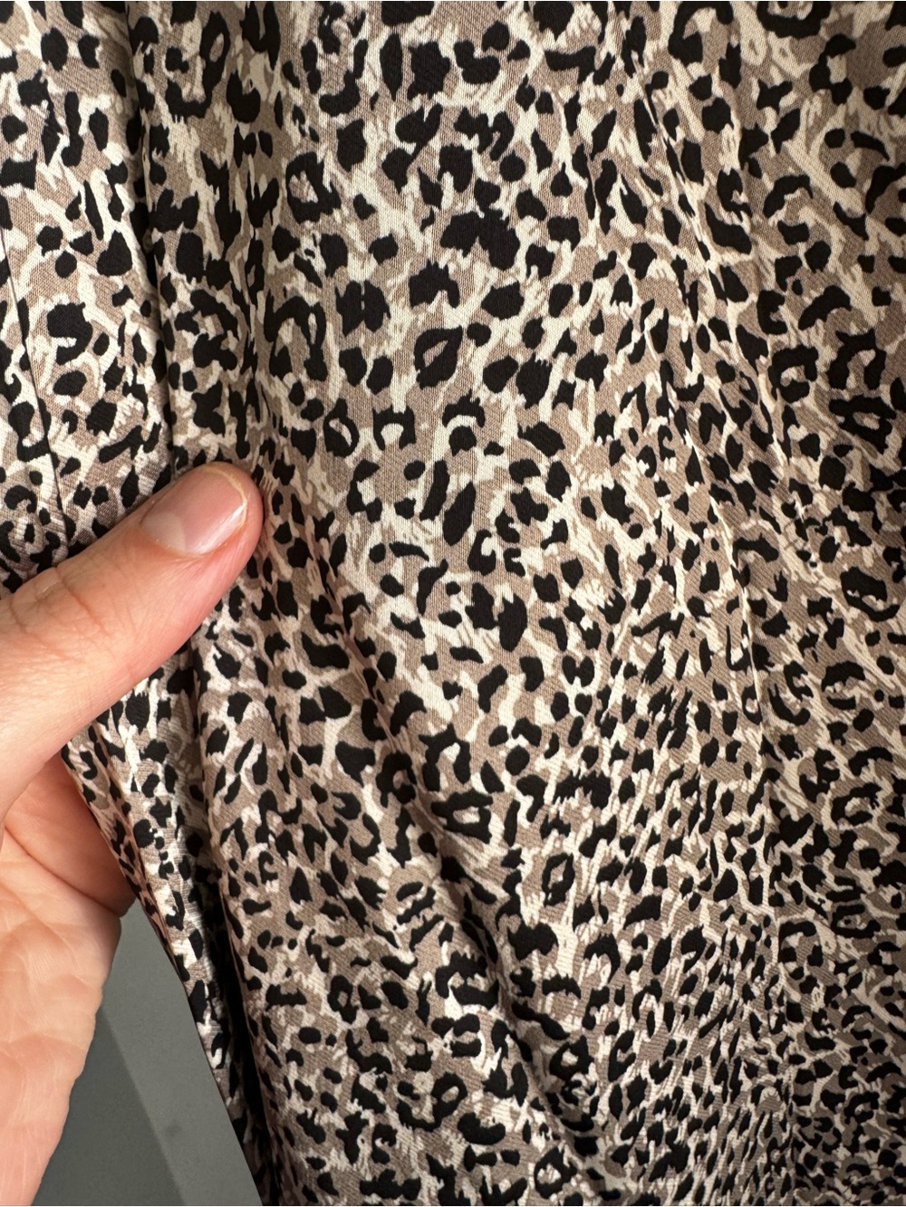 White House Black Market Black and White Leopard Print Maxi Skirt - Picture 7 of 10